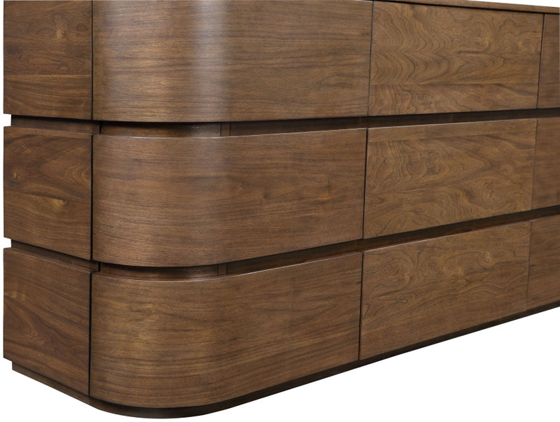 Annalise Solid Wood Dresser in Brown - 859Brown-D