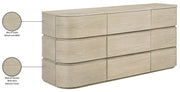Annalise Solid Wood Dresser in Natural - 859Oak-D