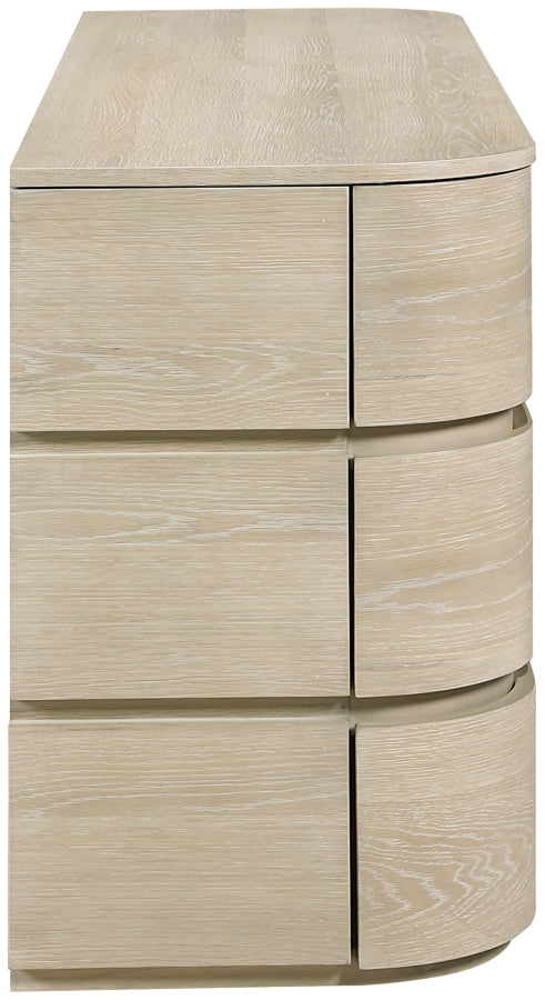 Annalise Solid Wood Dresser in Natural - 859Oak-D