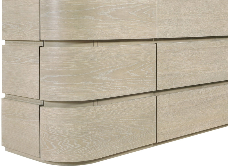 Annalise Solid Wood Dresser in Natural - 859Oak-D