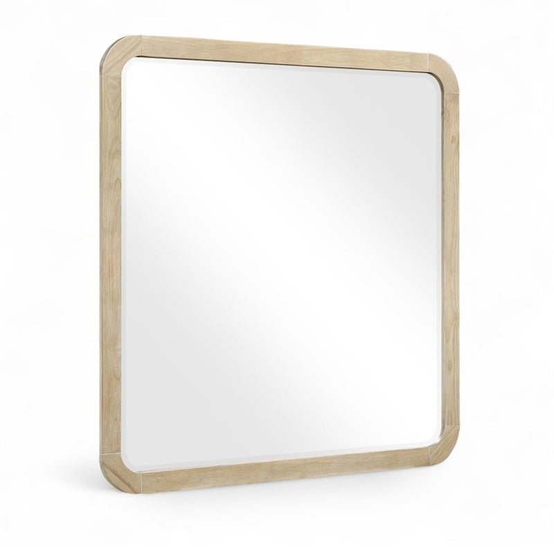 Annalise Solid Wood Framed Mirrors & Wall Decor in Natural - 859Oak-M