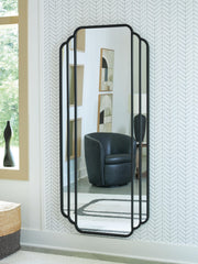 Antigone Black Floor Mirror - A8010434