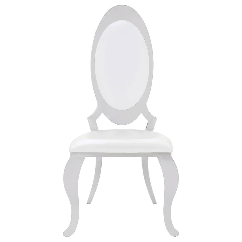 Antoine Upholstered Dining Chair Cream White (Set of 2) - 107872N