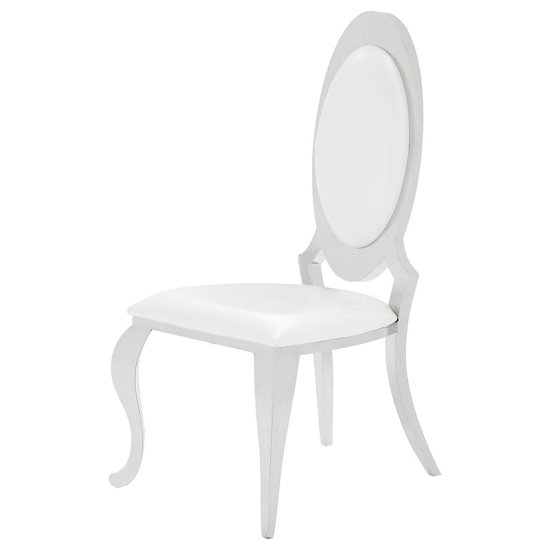 Antoine Upholstered Dining Chair Cream White (Set of 2) - 107872N