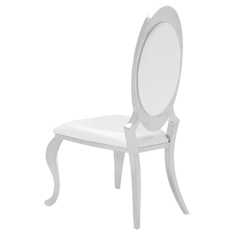Antoine Upholstered Dining Chair Cream White (Set of 2) - 107872N