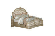 Antoinetta Champagne Queen Panel Bed - Gate FurnitureQueen Bed