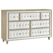 Antonella 5-piece Eastern King Bedroom Set Ivory  - 223521KE-S5