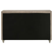 Antonella 7-drawer Upholstered Dresser Ivory and Camel - 223523