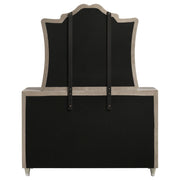 Antonella 7-drawer Upholstered Dresser with Mirror Ivory - 223523M