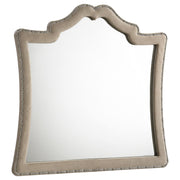 Antonella Upholstered Dresser Mirror Camel - 223524