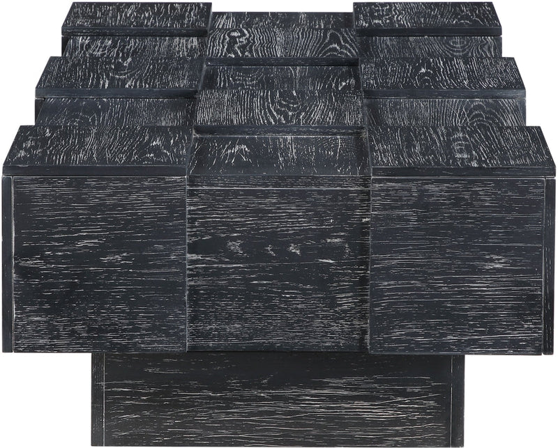 Anzio Oak Veneer Coffee Table in Black - 99097Black-CT