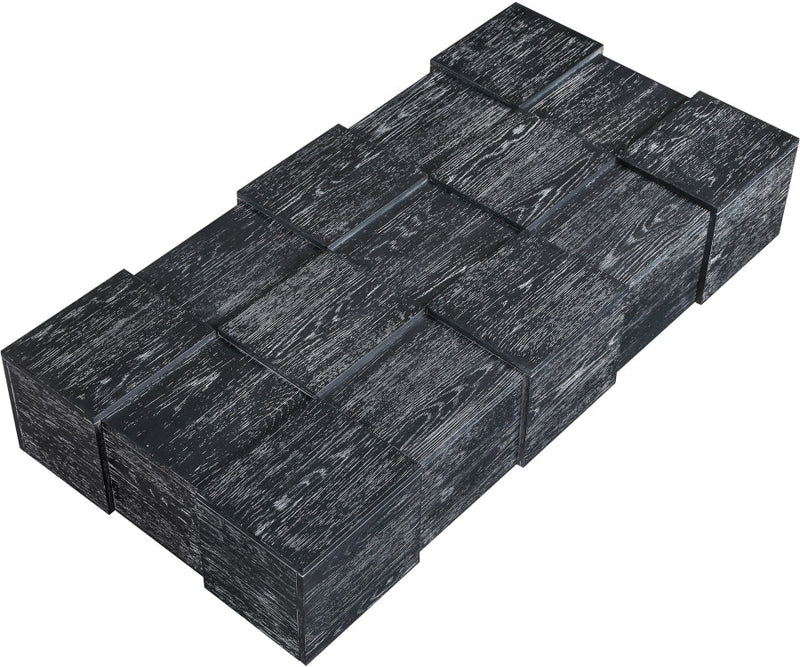 Anzio Oak Veneer Coffee Table in Black - 99097Black-CT