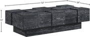 Anzio Oak Veneer Coffee Table in Black - 99097Black-CT