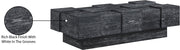 Anzio Oak Veneer Coffee Table in Black - 99097Black-CT
