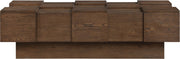 Anzio Oak Veneer Coffee Table in Brown - 99097Brown-CT