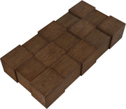 Anzio Oak Veneer Coffee Table in Brown - 99097Brown-CT