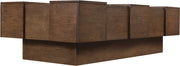 Anzio Oak Veneer Coffee Table in Brown - 99097Brown-CT