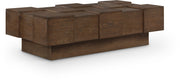Anzio Oak Veneer Coffee Table in Brown - 99097Brown-CT