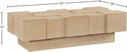 Anzio Oak Veneer Coffee Table in Natural - 99097Oak-CT