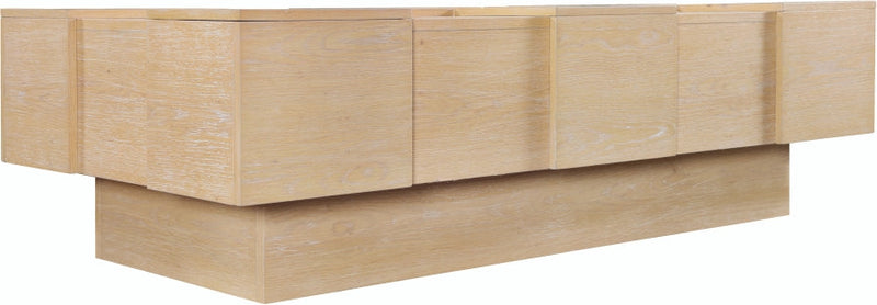 Anzio Oak Veneer Coffee Table in Natural - 99097Oak-CT