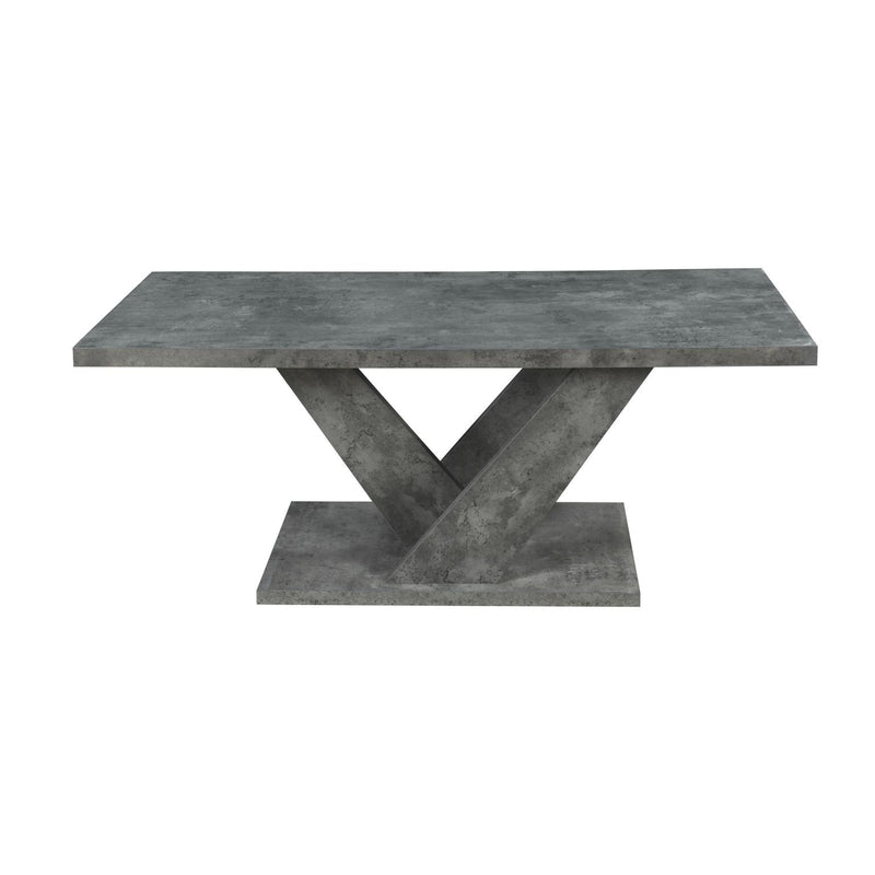 Apollo - 3PC Gray Faux Marble Coffee Table Set, Coffee Table and 2 End Tables - T615-3PC-Set