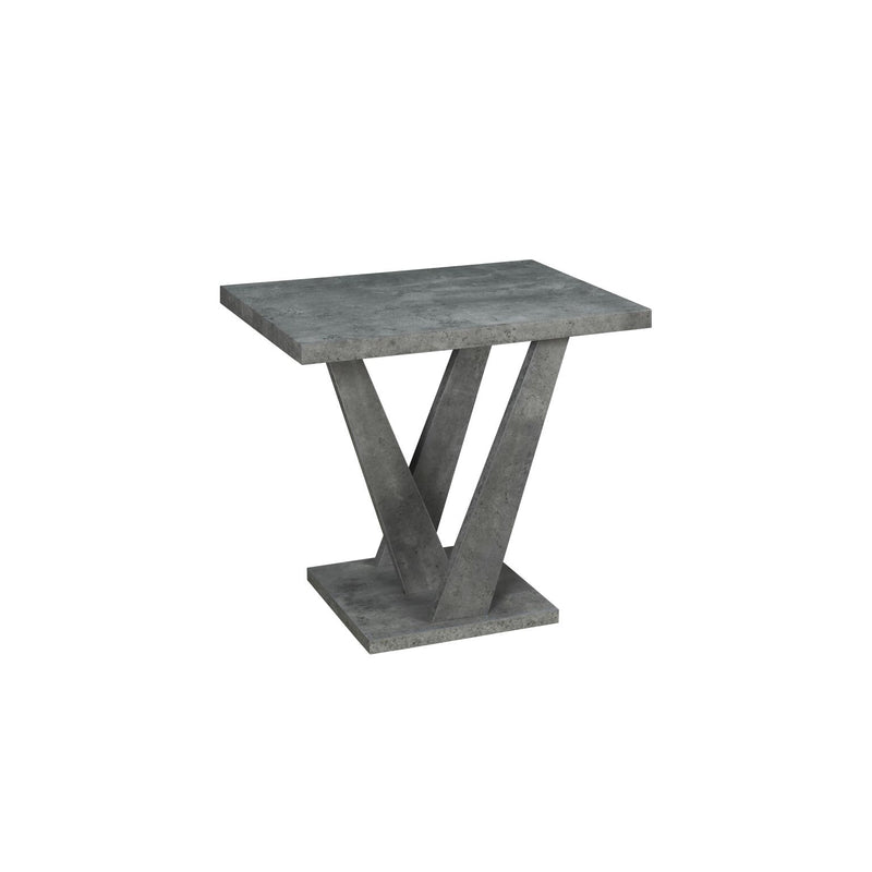 Apollo - 3PC Gray Faux Marble Coffee Table Set, Coffee Table and 2 End Tables - T615-3PC-Set