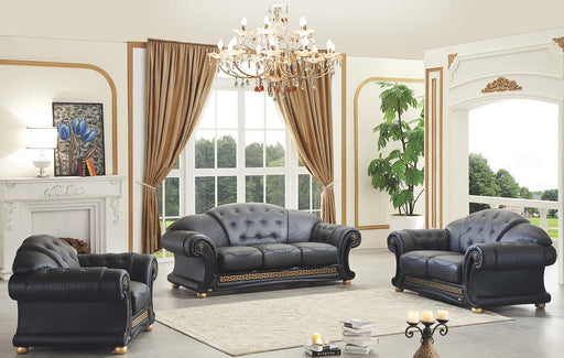 Apolo Black Set - Gate FurnitureLiving Room Set