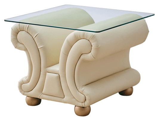 Apolo Ivory End Table - i26812 - Gate Furniture
