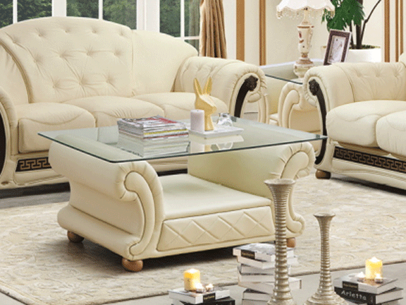 Apolo Ivory End Table - i26812 - Gate Furniture