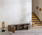 April Tv Stand Walnut in Walnut - 721-APR-TV-WALNUT