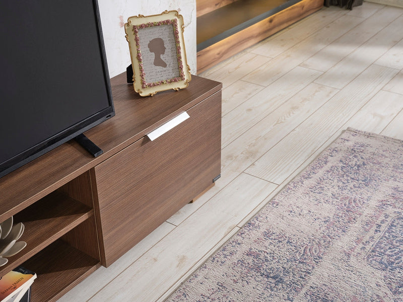 April Tv Stand Walnut in Walnut - 721-APR-TV-WALNUT