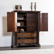 Aquilina Dark Cherry/Oak Chest - FM7422CH-C