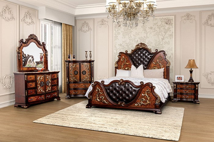 Aquilina Dark Cherry/Oak Dresser - FM7422CH-D