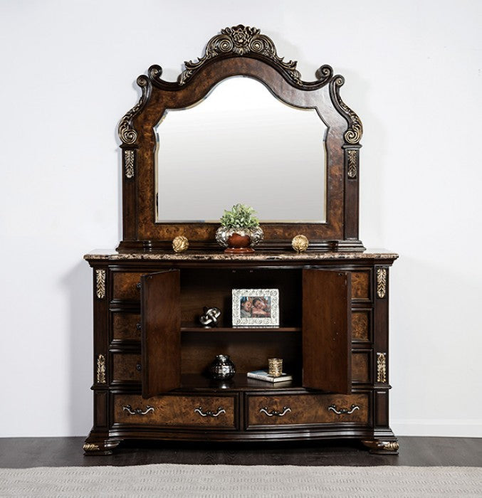 Aquilina Dark Cherry/Oak Dresser - FM7422CH-D