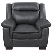 Arabella Upholstered Padded Arm Accent Chair Grey - 506593