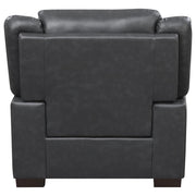 Arabella Upholstered Padded Arm Accent Chair Grey - 506593