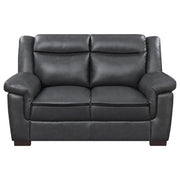 Arabella Upholstered Padded Arm Loveseat Grey - 506592