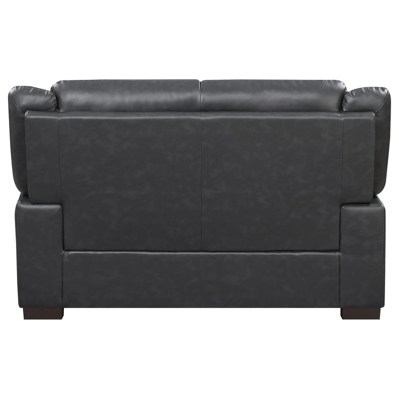 Arabella Upholstered Padded Arm Loveseat Grey - 506592