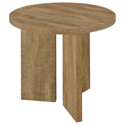 Aragon 2-Piece Round Coffee and End Table Set Mango - 706668-S2