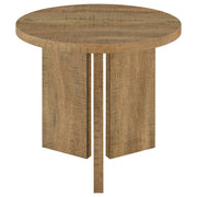 Aragon 2-Piece Round Coffee and End Table Set Mango - 706668-S2