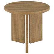 Aragon 2-Piece Round Coffee and End Table Set Mango - 706668-S2