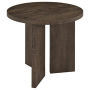 Aragon 3-Piece Round Coffee and End Table Set Dark Rustic Mango - 706658-S3