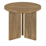 Aragon 3-Piece Round Coffee and End Table Set Mango - 706668-S3