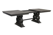 Arasina Dark Pewter Extendable Dining Set - Gate FurnitureDining Room Set