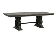 Arasina Dark Pewter Extendable Dining Set - Gate FurnitureDining Room Set