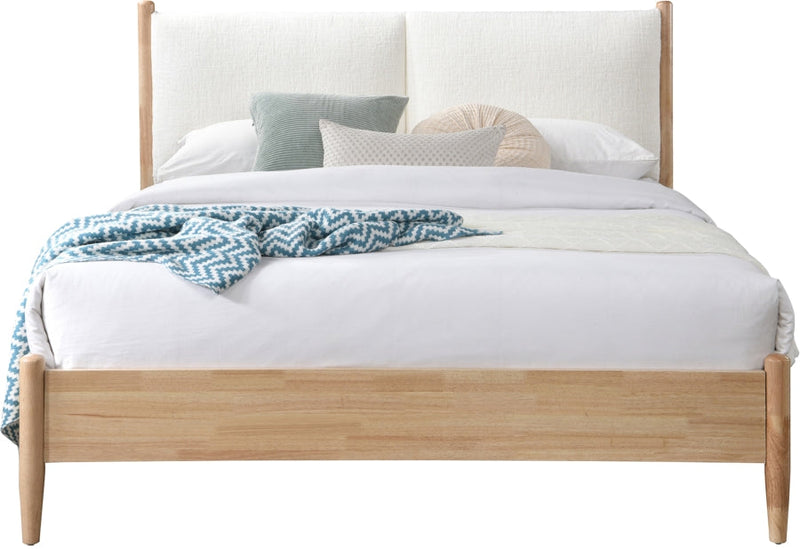 Arbor Fabric Upholstered Full Bed in Cream - ArborCream-F