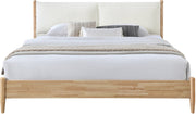Arbor Fabric Upholstered King Bed in Cream - ArborCream-K