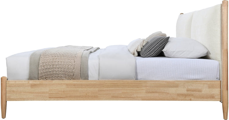 Arbor Fabric Upholstered King Bed in Cream - ArborCream-K