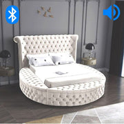 ARC-KING BED BEIGE - ARC-KING BED BEIGE