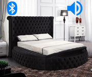 ARC-QUEEN BED BLACK - ARC-QUEEN BED BLACK
